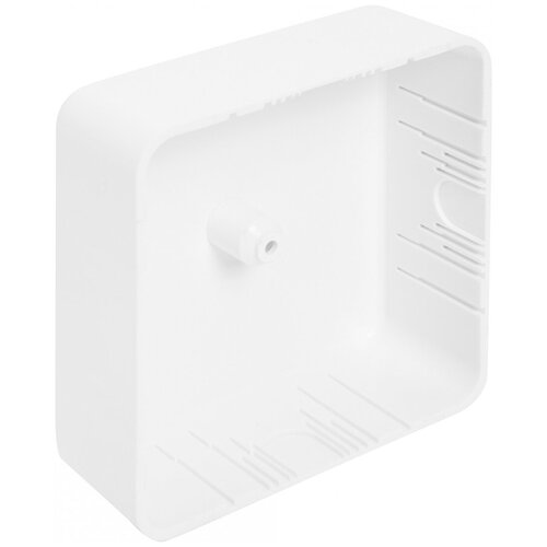 Распаячная коробка для кабель-канала 75*75*28мм, белая, IP 40