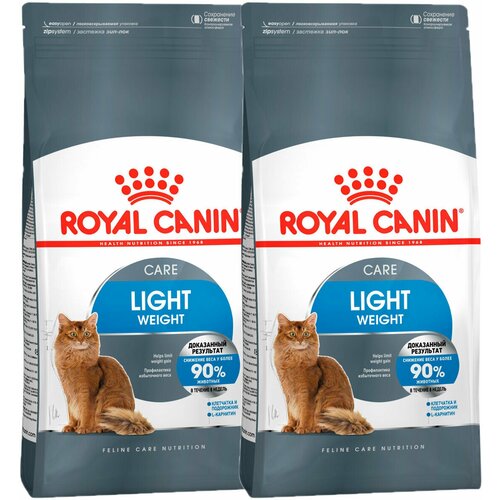 ROYAL CANIN LIGHT WEIGHT CARE диетический для взрослых кошек (1,5 + 1,5 кг) langlow ultra light weight filler