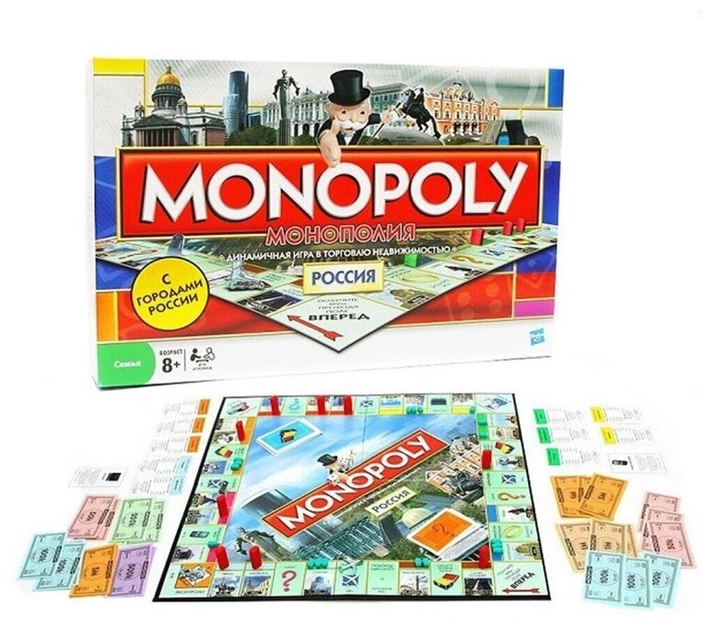 Монополия россия карта
