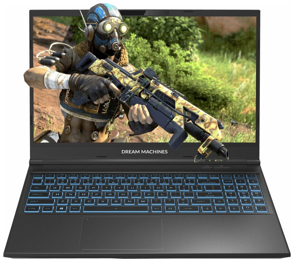 Ноутбук Dream Machines RG3060-15KZ51 15.6" 1920x1080 Intel Core i7-12700H SSD 1024 Gb 32Gb Bluetooth 5.0 WiFi (802.11 b/g/n/ac/ax) NVIDIA GeForce
