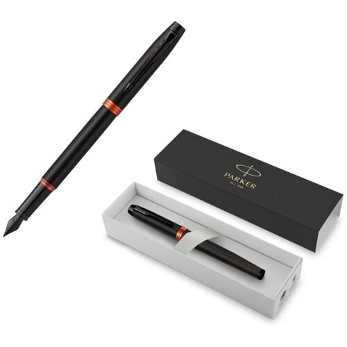 Ручка перьевая Parker IM Professionals Flame Orange BT син0.8мм кор.2172943