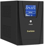 ИБП ExeGate EX292800RUS SpecialPro Smart LLB-1500. LCD. AVR.2SH.3C13. USB, black