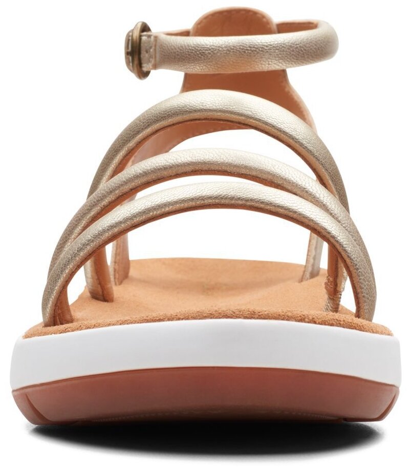 Сандалии Clarks, размер 39EU (5.5UK), champagne lea — фото 1