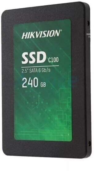 Накопитель SSD 2.5'' HIKVISION C100 240GB SATA 6Gb/s TLC 500/350MB/s IOPS 48K/28K MTBF 2M 7mm - фото №11