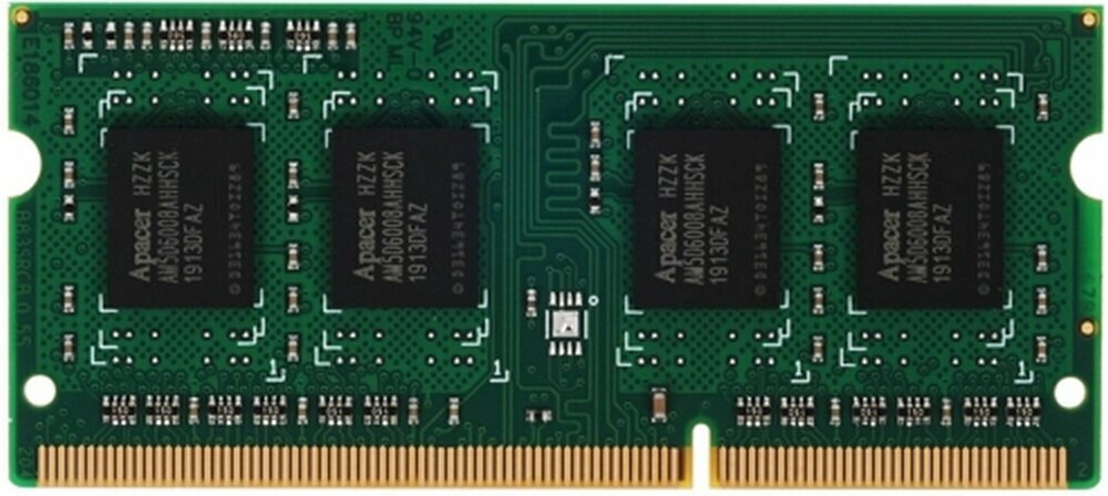 Память SO-DIMM DDR3 4Gb (pc-12800) 1600MHz Apacer Retail AS04GFA60CATBGC/DS.04G2K.KAM - фото №2