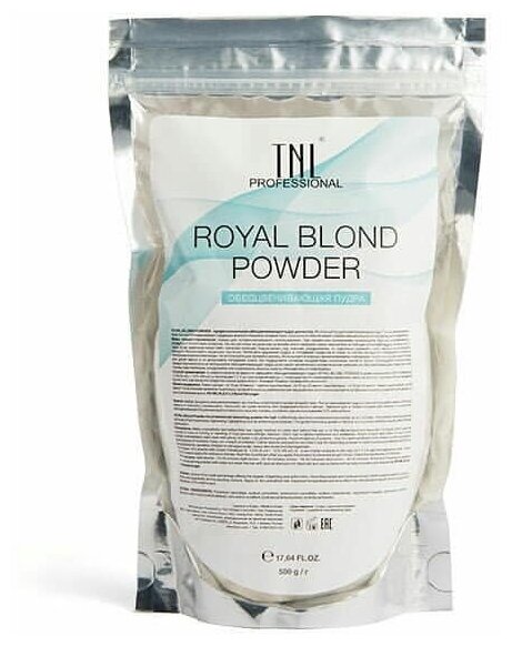 Обесцвечивающая пудра для волос TNL Royal Blond Powder 500 гр