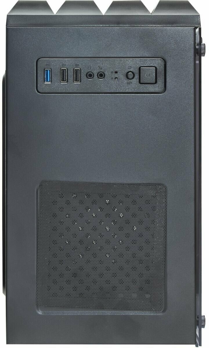 Корпус Minitower Exegate Mistery R3 mATX, без БП, черный EX294383RUS