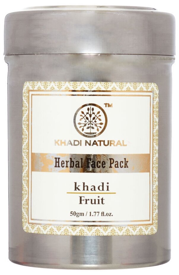 KHADI NATURAL Травяная маска-убтан для лица с фруктами | FRUIT FACE PACK 50г