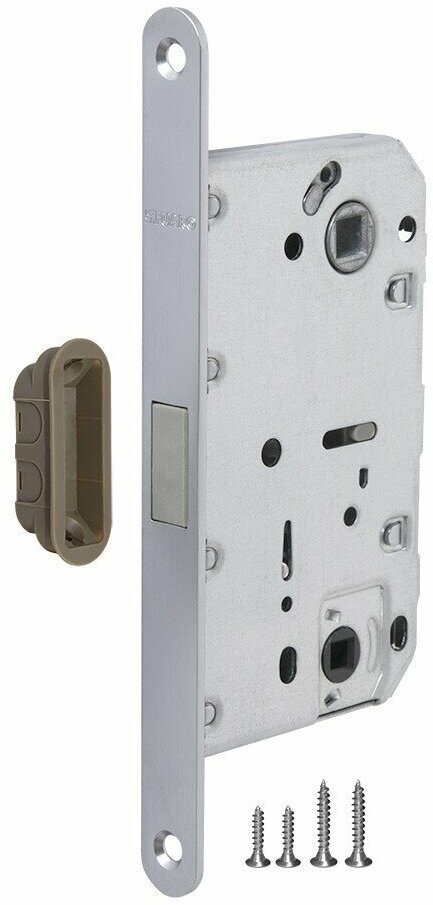 фото Защелка врезная магнитная FUARO M96WC-50 SSC сатинированный хром /45451/