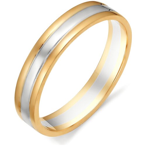 фото Алькор обручальное кольцо из красного золота 1-00062, размер 18