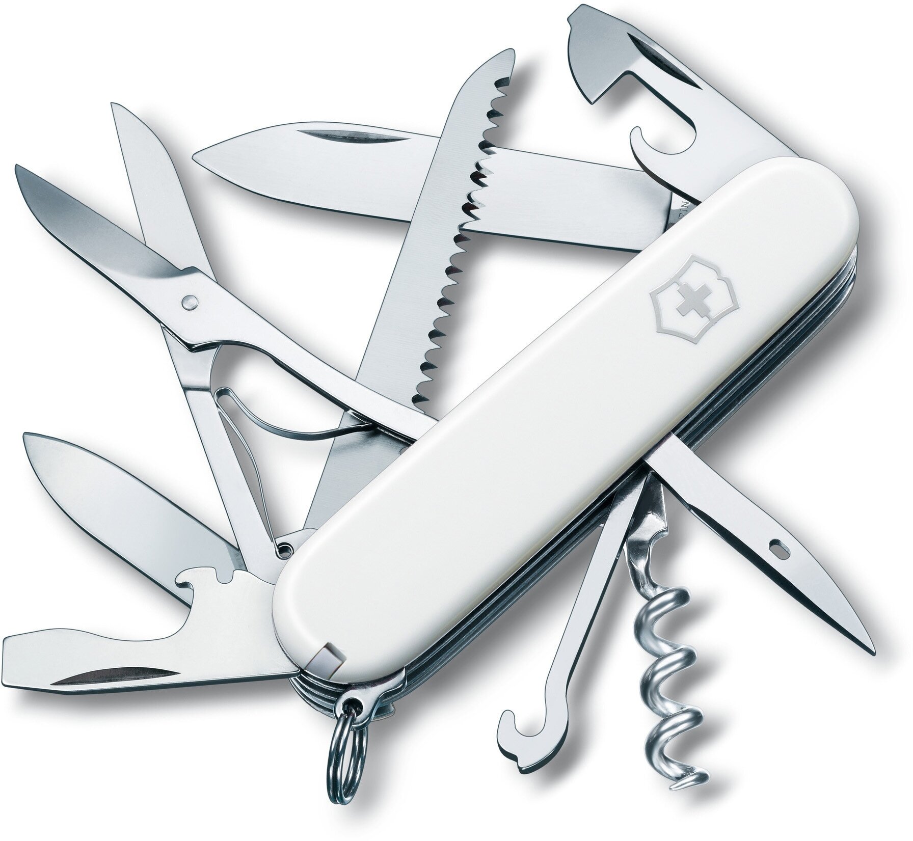 Нож перочинный Victorinox Huntsman (1.3713.7) 91мм белый