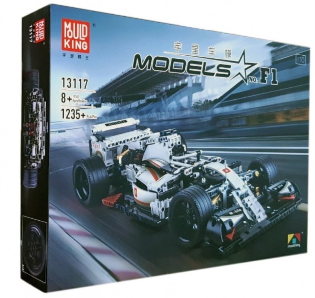 Конструктор Mould King 13117 Гоночный автомобиль Formula one F1