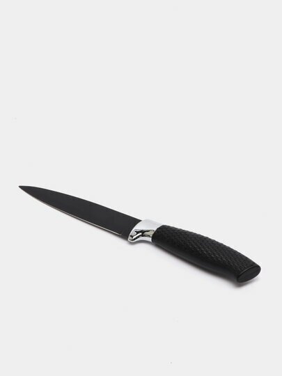 Нож универсальный Доляна Супер-блэк, лезвие 13 см - фотография № 12