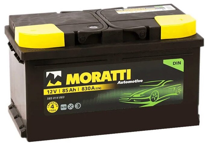 Аккумулятор автомобильный Moratti 6СТ-85 обр. (низкий) 315x175x175
