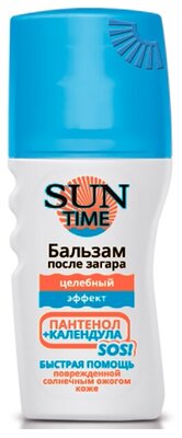 SUN TIME бальзам после загара Пантенол+календула SOS