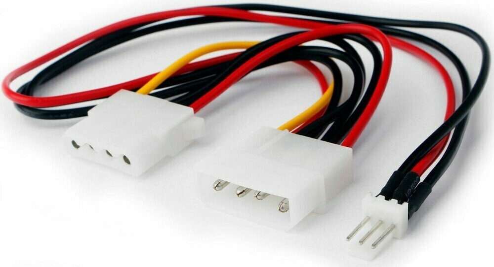 Переходник Molex - 3-pin, 0.15м, Cablexpert (CC-PSU-5)