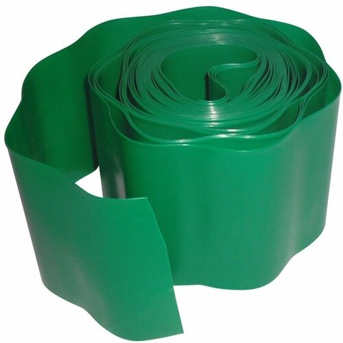 Заборчик- лента бордюрная волна зеленый 15см9м 499₽