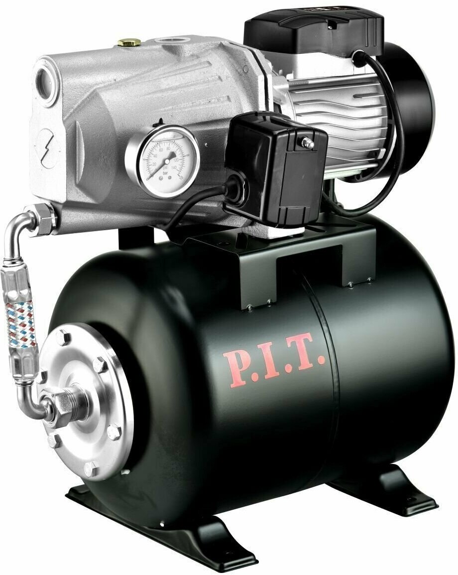 Насосная станция Pit POG750-P, чугунный корпус, 750W, 45m, 46 л/мин