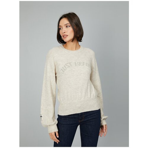фото Свитер женский, j.b4, артикул: 4wb1401, цвет: белый, размер: l