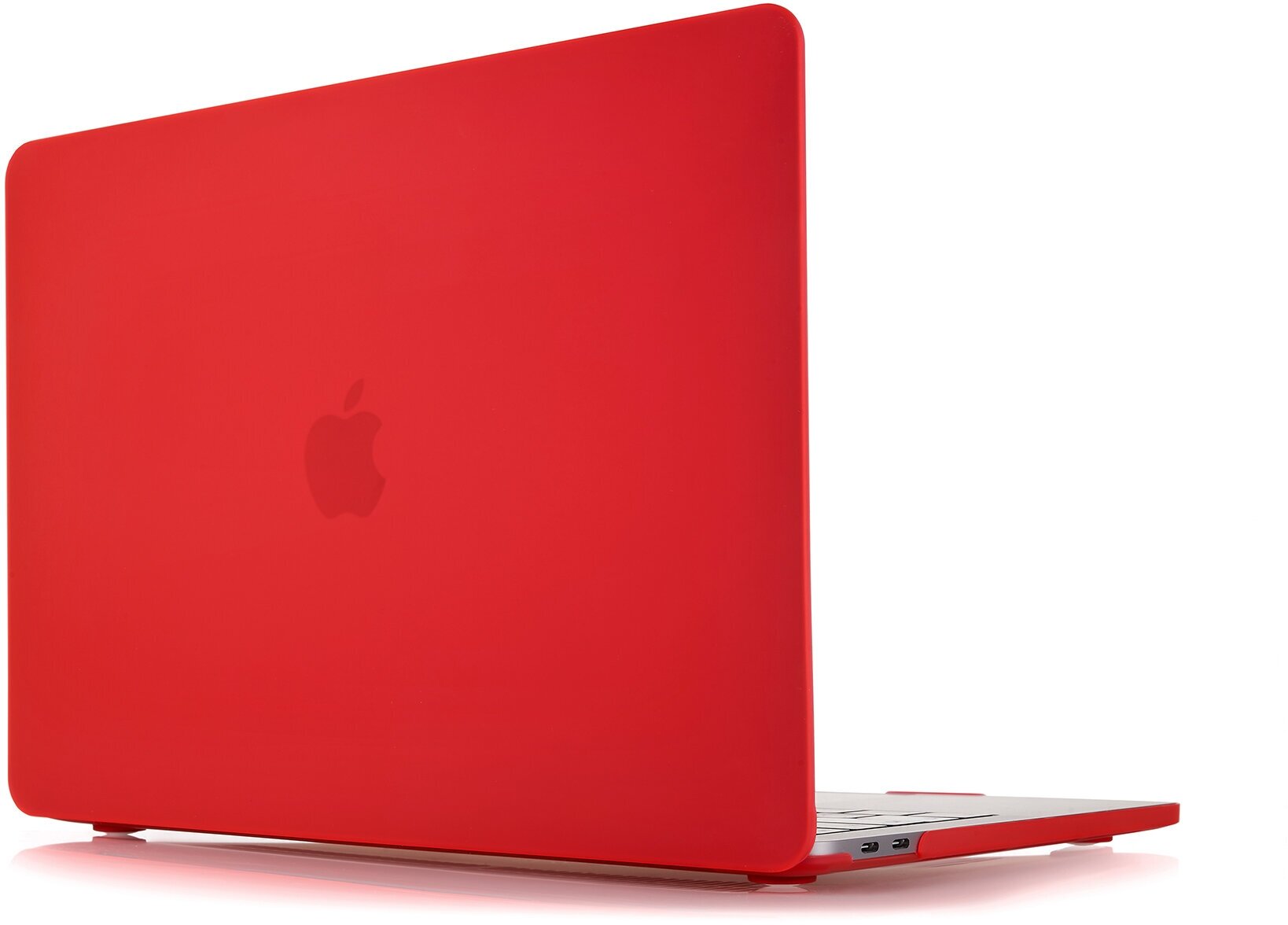Чехол VLP, для MacBook Pro 16' 2019-2020, ударопрочный, ABS-пластик, мягкий на ощупь, красный