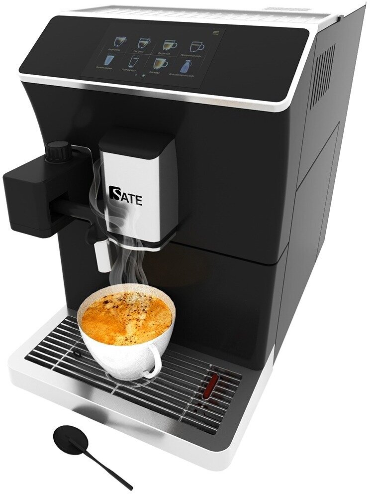 Автоматическая кофемашина SATE CT-200, черный - фотография № 3