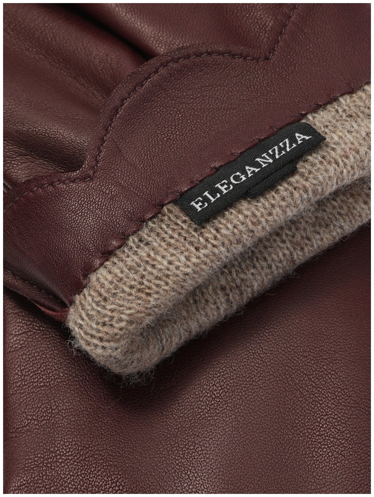 Перчатки ELEGANZZA для женщин, размер 7, бордовый — фото 1