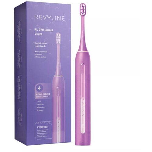 Электрическая звуковая зубная щётка Revyline RL 070 Violet 629000₽
