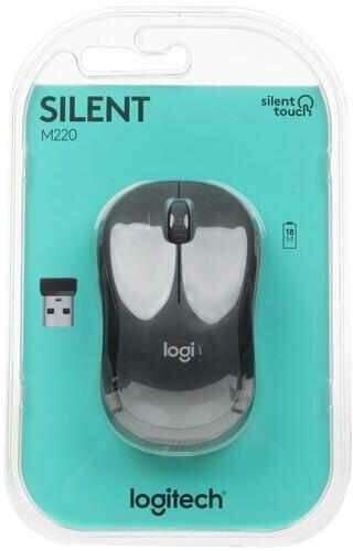 Мышь LOGITECH Silent M220-OFFWHITE, оптическая, беспроводная, USB, белый [910-006128] - фото №20