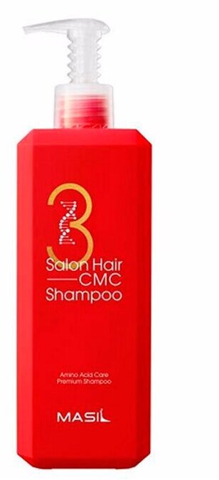 Восстанавливающий профессиональный шампунь с аминокислотами MASIL 3 Salon Hair 3 Salon Hair Cmc Shampoo 500 мл