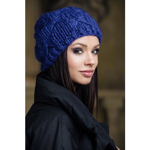 Шапка Gulyann, размер 54-58, синий