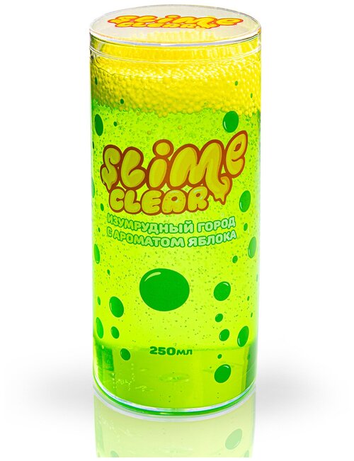 Лизун SLIME Clear Изумрудный город, зелeный