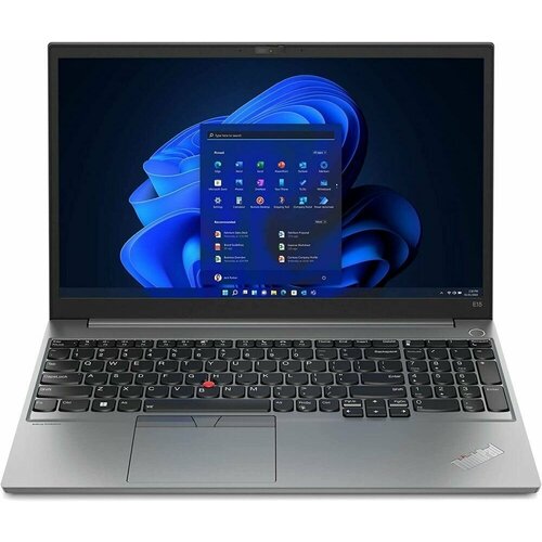 156 Ноутбук Lenovo ThinkPad E15 AMD Ryzen 5 5625U 23 ГГц RAM 16 ГБ SSD 512 ГБ AMD Radeon Windows Home Черный Российская клавиатура 6949000₽