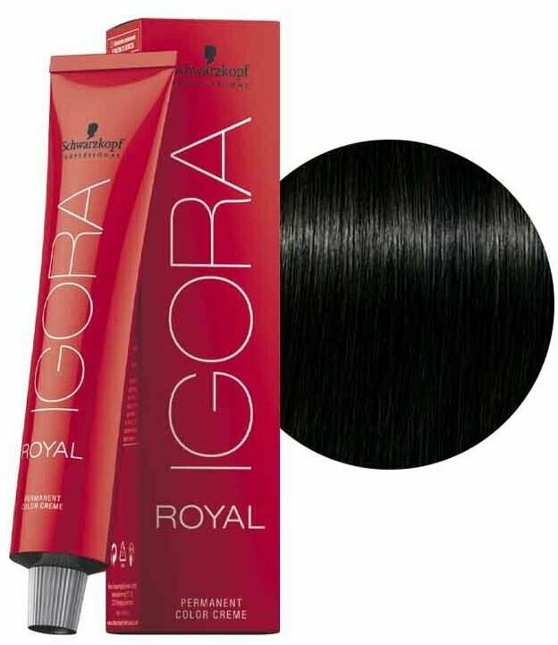 Schwarzkopf Professional Краска для волос Igora Royal 1-0