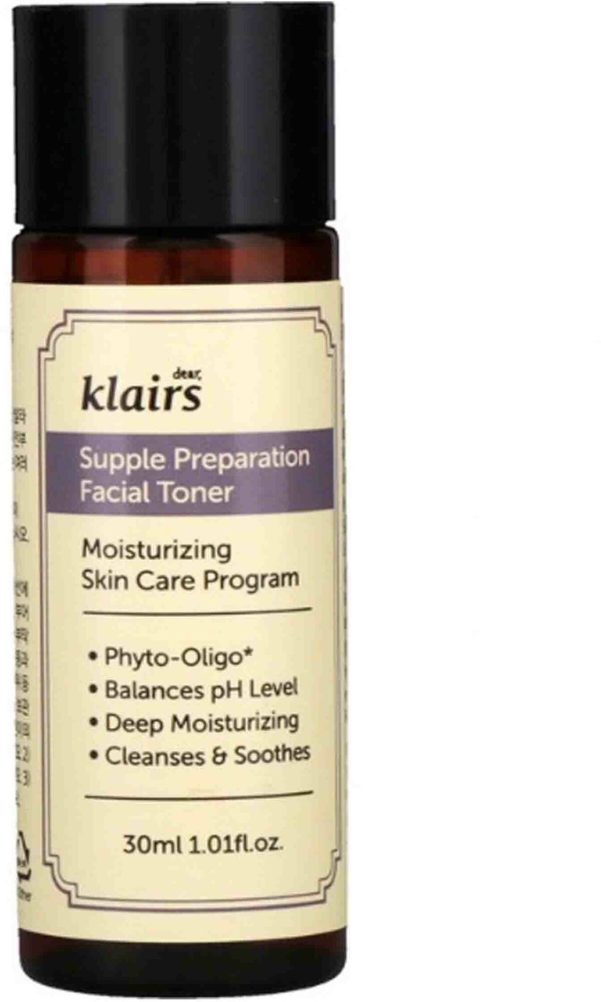 Тонер для лица с фито-олиго комплексом Dear, Klairs Supple Preparation Facial Toner (30 мл)