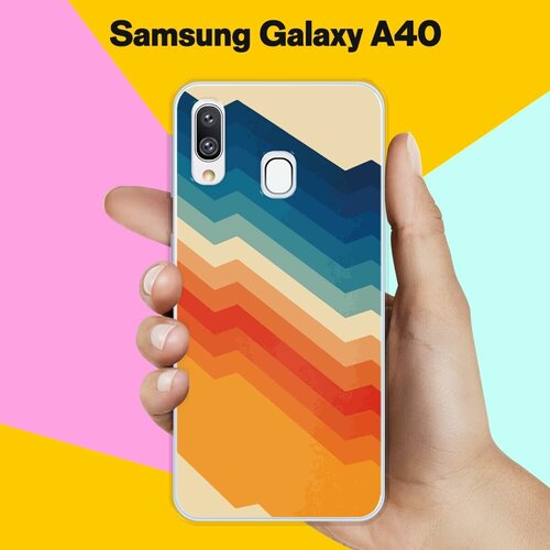 Силиконовый чехол на Samsung Galaxy A40 Узор 50 / для Самсунг Галакси А40 чехол на samsung galaxy a40 самсунг галакси а40 силиконовый бампер накладка с защитной подкладкой микрофибра красный brozo