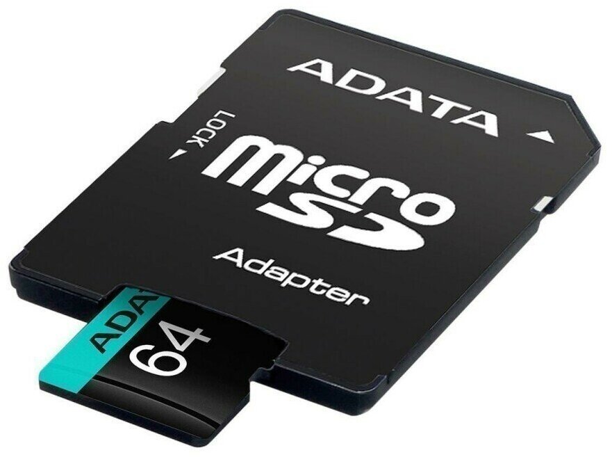 Карта памяти A-Data Micro SDXC 64GB (AUSDX64GUI3V30SA2-RA1) - фото №5