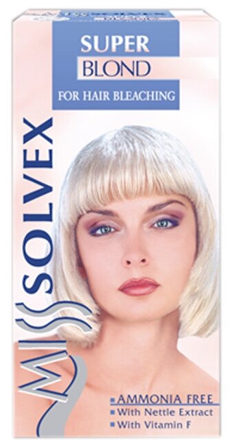 Осветлитель краска для волос Prestige Blond Time Miss Solvex Super Blond 70 г+20 г