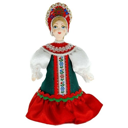 Кукла коллекционная Потешного промысла девушка в традиционном костюм(стилизация).