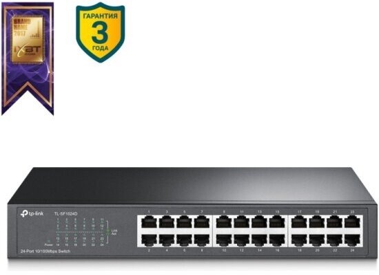 Коммутатор Tp-link TL-SF1024D 24 ports Switch Ethernet 10/100M