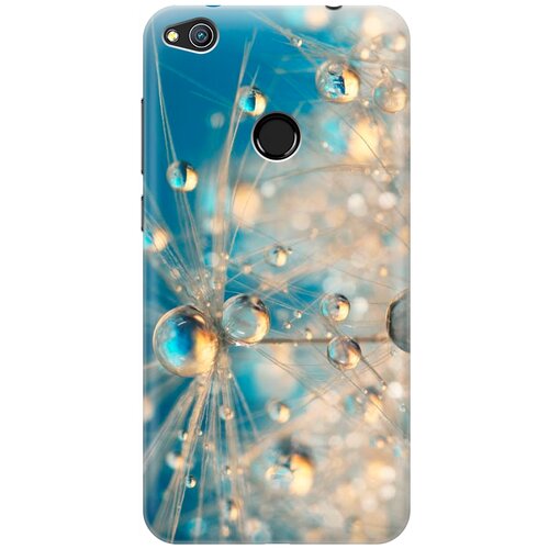 фото Re:pa накладка transparent для honor 8 lite / huawei p8 lite (2017) с принтом "одуванчик в капельках"