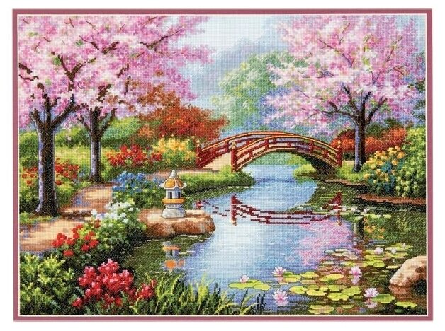 Dimensions Набор для вышивания Japanese Garden (Японский сад) 40,6 х 30,4 см (70-35313)