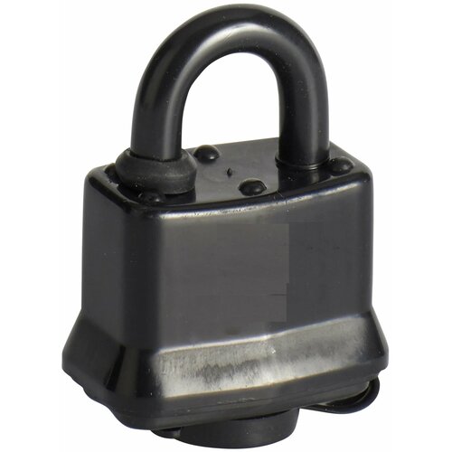 Замок навесной 44x40 мм с корпусом из стали с закаленной дужкой устойчивой к пропилу Оптимальный выбор для запирания ворот гаражей теплиц окон киосков решеток ящиков 1292₽