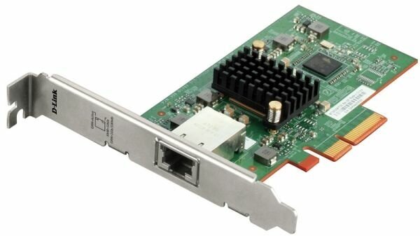 Сетевая карта D-Link DXE-810T/B1A, PCI - PCI-E, 10/100/1000/10000 Мбит/с