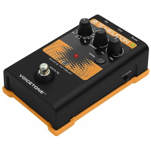 TC HELICON VoiceTone E1 напольная вокальная педаль эффектов эхо и задержки