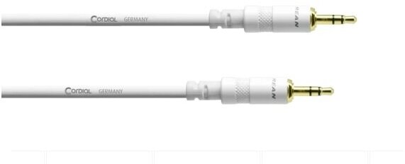 Cordial CFS 1,5 WW-SNOW инструментальный кабель мини-джек стерео 3.5мм мини-джек стерео 3.5мм, 1.5