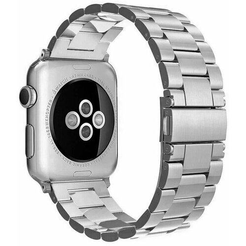 Ремешок для Apple Watch 42/44/45/49 mm Steel Bead Серебристый watch paco loren часы механические