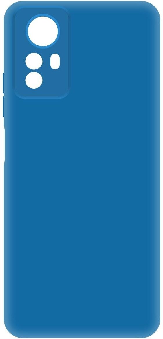 Чехол-накладка Krutoff Silicone Case для Xiaomi Redmi Note 12S синий