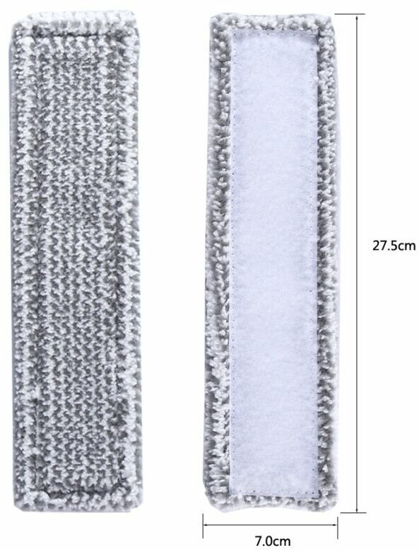 Обтяжки (салфетка, тряпка) из микрофибры для стеклоочистителя KARCHER 2 шт. серый 2.633-131.0 - фотография № 4