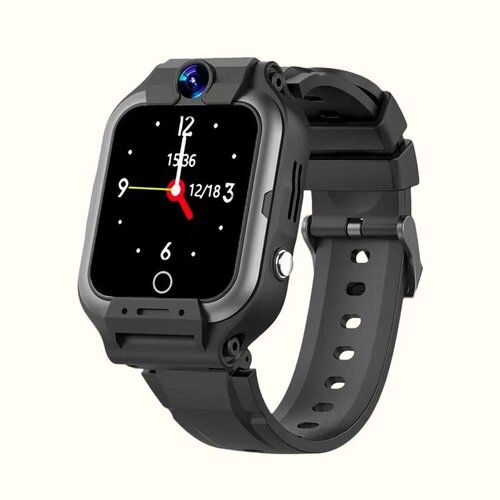 Смарт часы детские 4G с GPS камерой и SIM картой Чёрные 299000₽