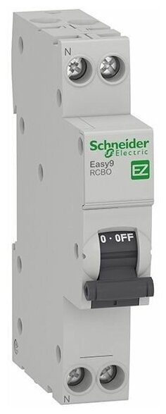 Schneider Electric Дифференциальный автомат Schneider Electric Easy9 1П+Н 16А 30мА C тип AC 45кА 1 модуль